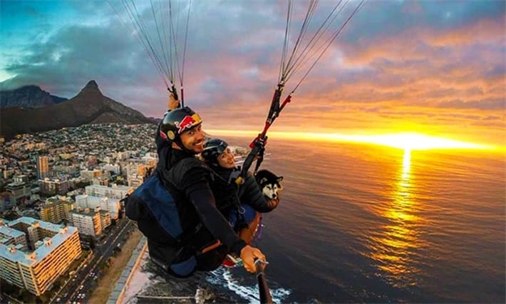 Tandem Paragliding Flights in Cape Town