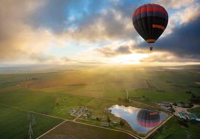 Hot Air Balloon Flight In The Cape Winelands