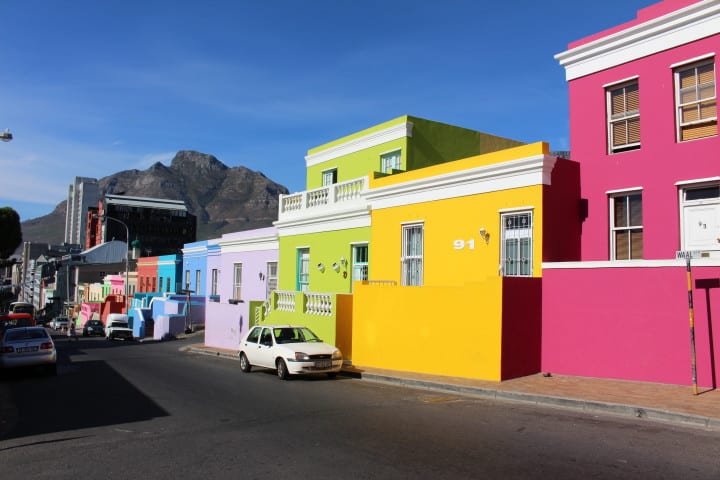 Bokaap Colorful Houses