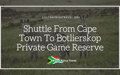 Shuttle From Cape Town To Botlierskop Private Game Reserve